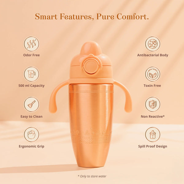 Baby Forest Tiny Tamba Pure Copper Sipper 500 ml Copper