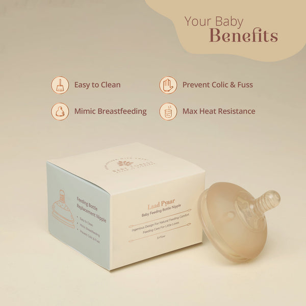 Baby Forest Nipple Laad Pyaar Baby Feeding Bottle Slow Flow