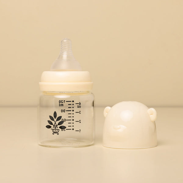 Baby Forest Glass Feeding Bottle Palan Poshan 4Oz 120Ml