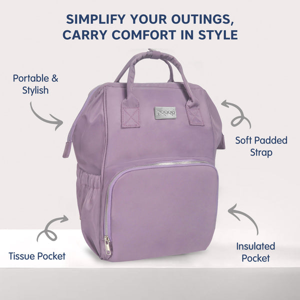 Hopop Daiper Bag Plum