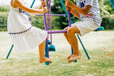 Plum Metal Jupiter Double Swing And Glider Set