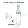 Hopop Soft Squeezy Silicone Spoon Food Feeder Green 4M+