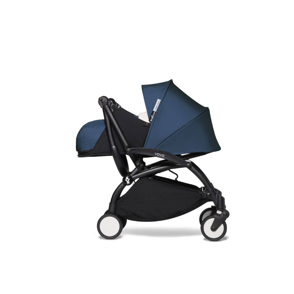 Babyzen Stroller YOYO² With newborn pack - Black Frame Air France Blue