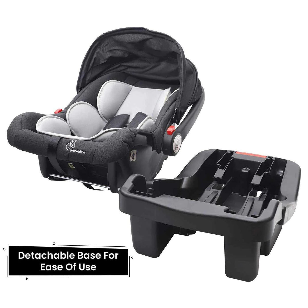 R For Rabbit Car Seat Picaboo Grand Black Grey