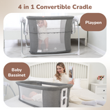 R For Rabbit Lullabies Smart Electric 4 in 1 Cradle