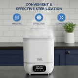Hopop 2-in-1 Baby Bottle Sterilizer & Dryer 36.5 x 18 x 18 cm White