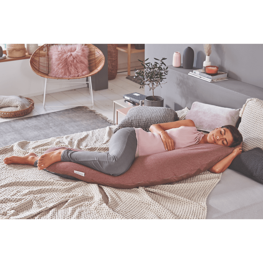 Theraline The Original Maternity & Nursing Pillow 190 × 40 cm King of the Desert Taupe