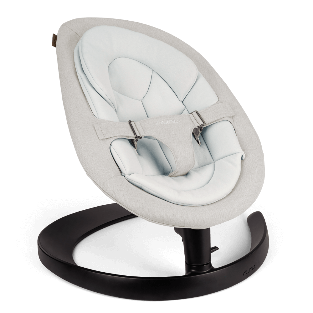 Nuna LEAF Grow Baby-to-Big-Kid Bouncer with Toy Bar – Driftwood