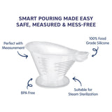 Hopop Boilable Reusable Baby Feeding Cup 35 ml Transparent