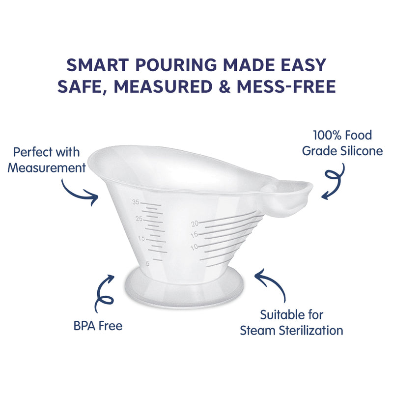 Hopop Boilable Reusable Baby Feeding Cup 35 ml Transparent