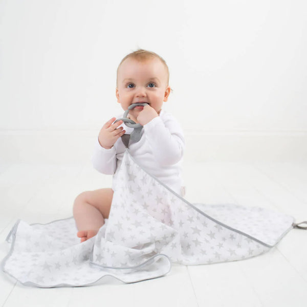 Cheeky Chompers Silver Stars Multimuslin 6 In 1
