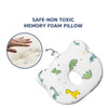 Hopop Memory Foam Baby Flat Head Shaping Pillow Newborn+ β Rabbit