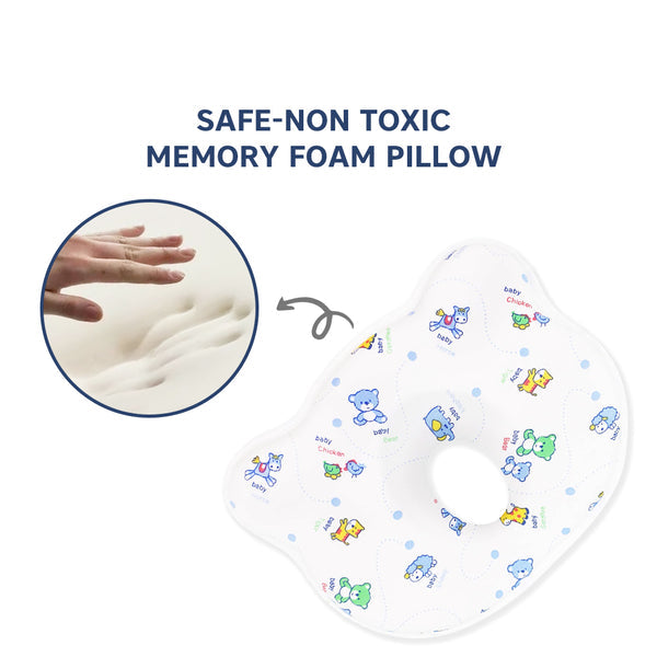 Hopop Memory Foam Baby Head Shaping Pillow - BABY