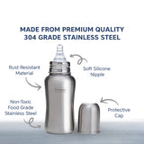 Hopop Baby Steel Feeding Bottle 240ML