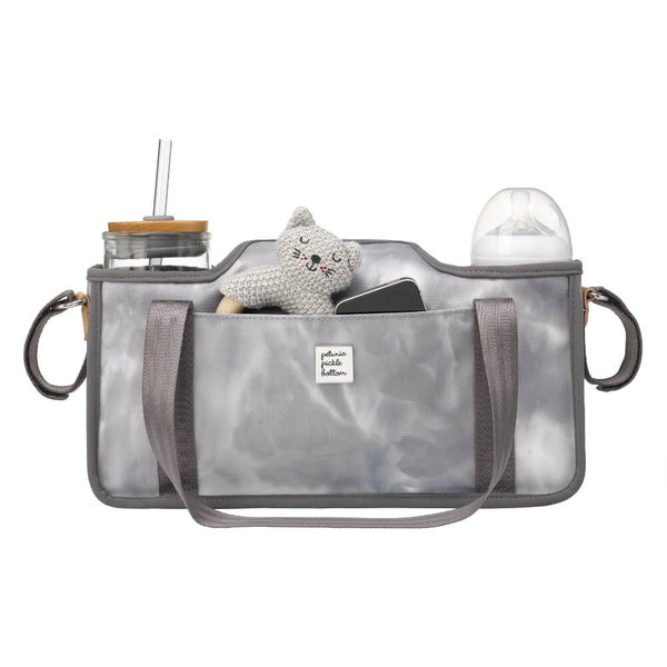 Petunia Pickle Bottom Diaper Bag Wander Stroller Caddy - Smoked Swirl Tye-Dye
