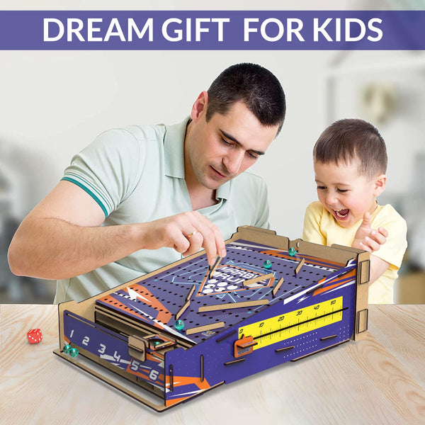 Webby Diy Wooden Marble Run Game