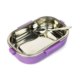 Youp Stainless Steel Purple Color Kids Lunch Box - Unicorn Theme