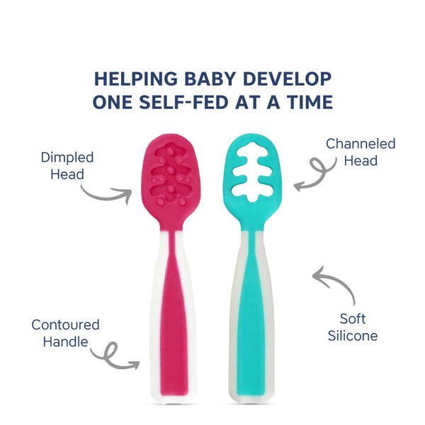 Hopop First Stage Baby Feeding Spoon – Soft, Safe & Easy to Hold