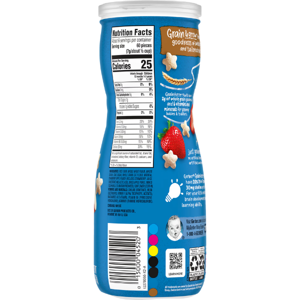 Gerber Strawberry Apple Puffs