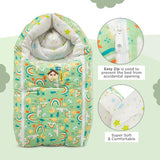 Mee Mee 3-in-1 Baby Carry Nest Sleeping Bag & Mattress 0–6M – Green