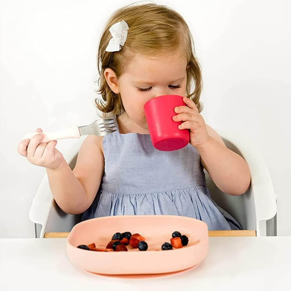 BÉABA Silicone Suction Plate – Light Pink