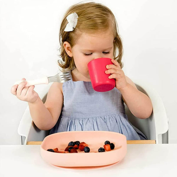 Beaba Silicone Suction Plate - Light Pink