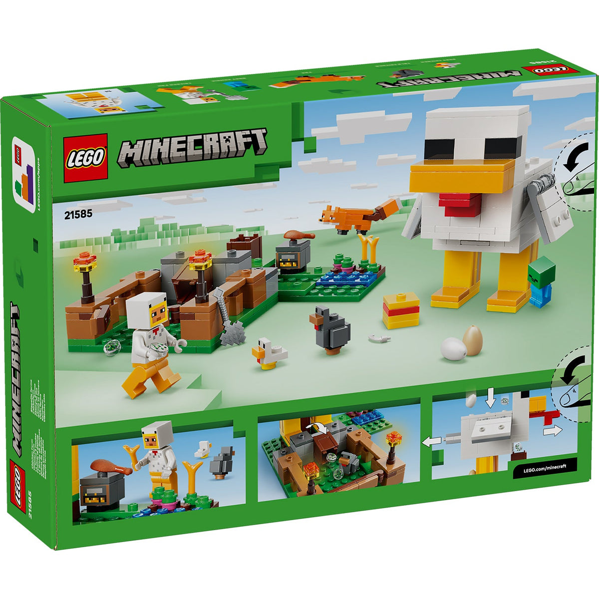 LEGO Minecraft Chicken Farm 233 Pieces 11 × 14 × 12 cm Multicolour