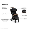 Maxi Cosi Eva 3 - Essential Black Champagne