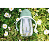 BÉABA 300ml Leakproof Straw Cup with Removable Handles – Sage Green
