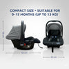 Hopop 4-in-1 Multi-Purpose Comfy Infant Car Seat 0–15M / 13 kg Grey