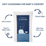 Hopop Soft Cushioned Waterproof Baby Changing Mat Blue
