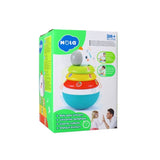 Hola Roly Poly Unicorn 3-in-1 Stacking Toy Rocker & Rattle 11 x 11 x 17 cm Multicolor