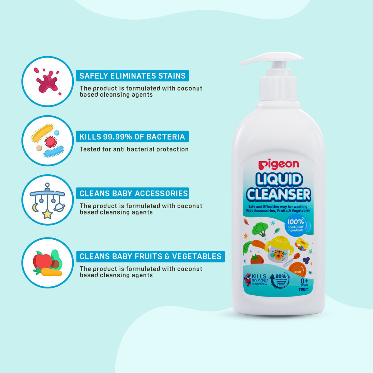 Pigeon Liquid Cleanser 700 Ml