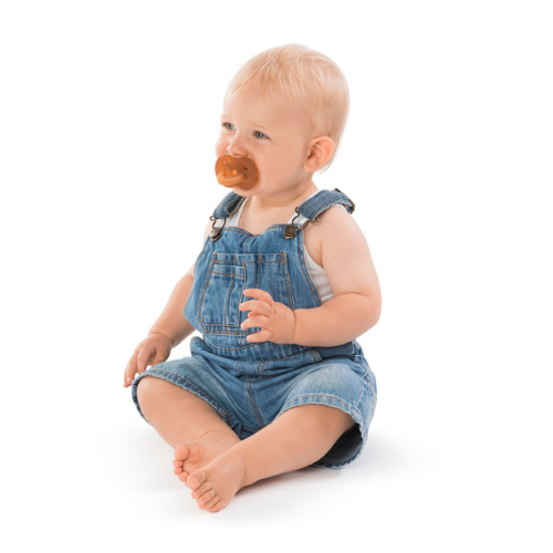 Natural rubber pacifier 6-18 M