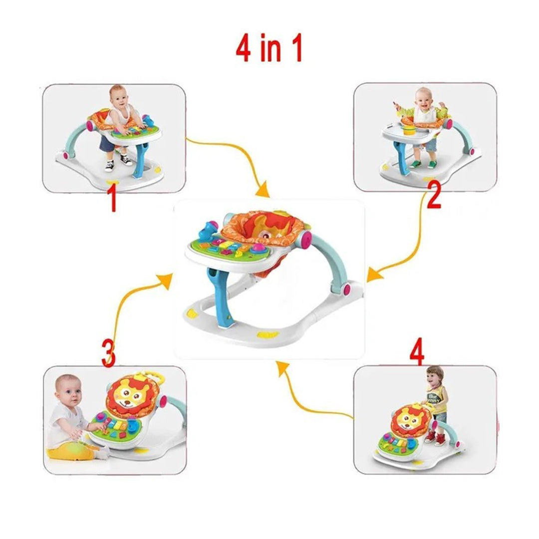 Huanger 4-in-1 Baby Walker 70 x 56 x 47 cm Multicolour