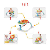 Huanger 4-in-1 Baby Walker 70 x 56 x 47 cm Multicolour