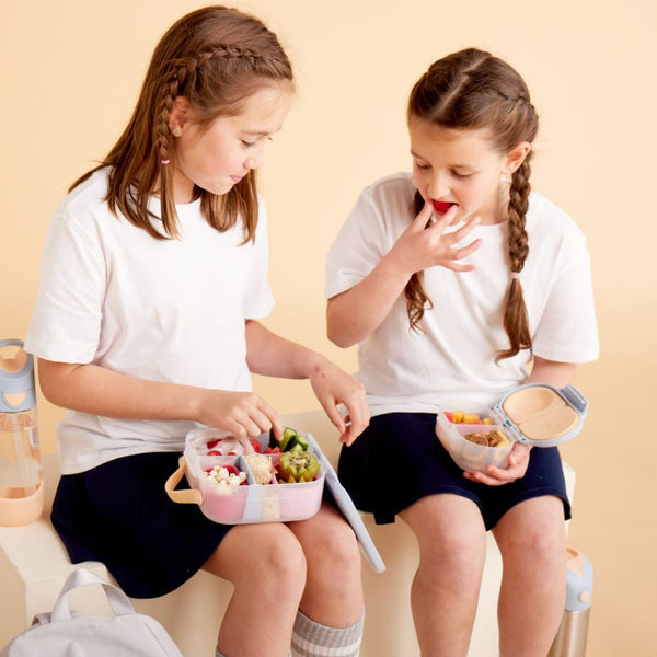 B Box Mini Lunch Box - Feeling Peachy Light Blue