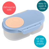 b.box Snackbox 11 × 16.5 × 5.7 cm Feeling Peachy Light Blue