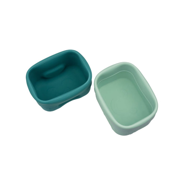 B Box Silicone Snack Cups - Forest Green
