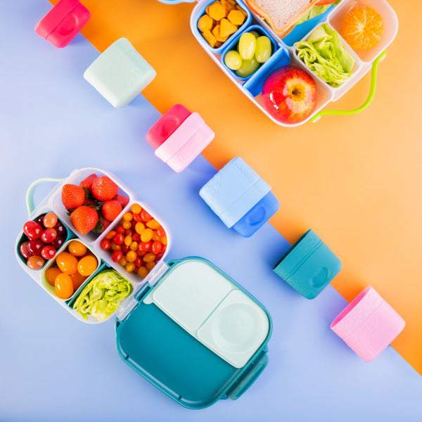 B Box Silicone Snack Cups - Forest Green