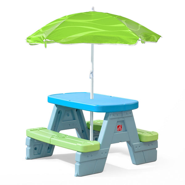 Step2 Sun & Shade Picnic Table With Umbrella
