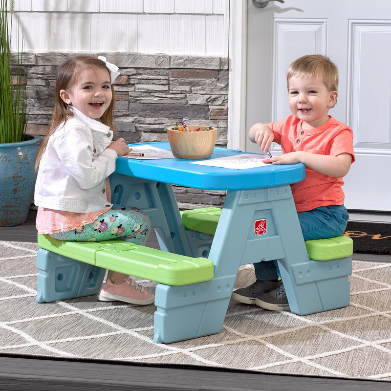 Step2 Sun & Shade Picnic Table with Umbrella