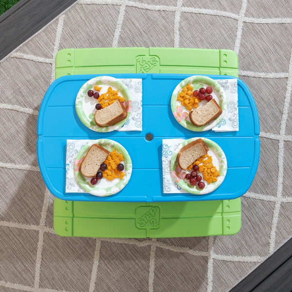 Step2 Sun & Shade Picnic Table With Umbrella