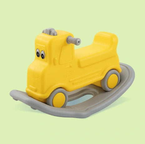 Playgro Wagon Rock-N-Ride 29.5 × 14.5 × 17.5 Inch – Yellow