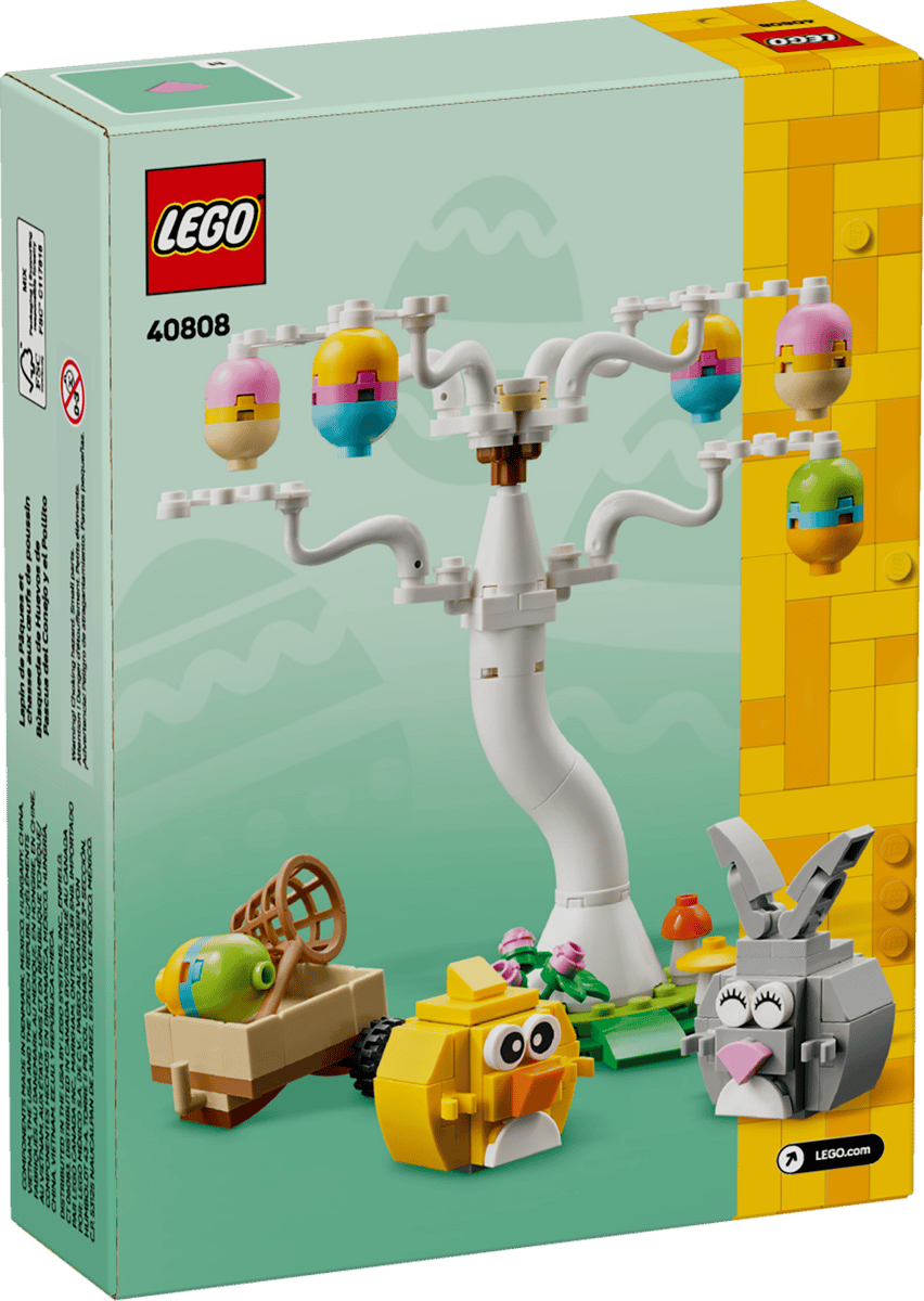 LEGO Easter Bunny and Chick Egg Hunt 140 Pieces 14 × 15 × 10 cm Multicolour