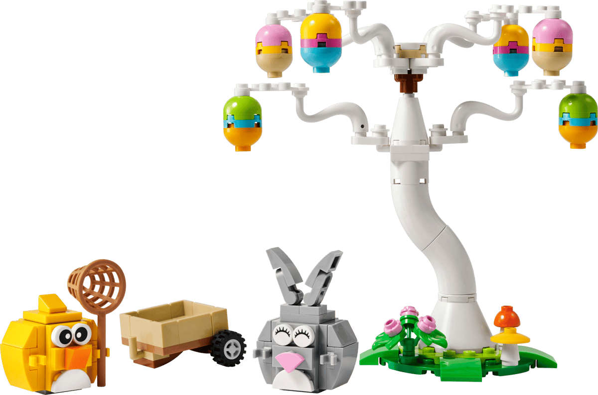 LEGO Easter Bunny and Chick Egg Hunt 140 Pieces 14 × 15 × 10 cm Multicolour