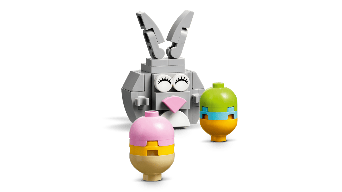 LEGO Easter Bunny and Chick Egg Hunt 140 Pieces 14 × 15 × 10 cm Multicolour