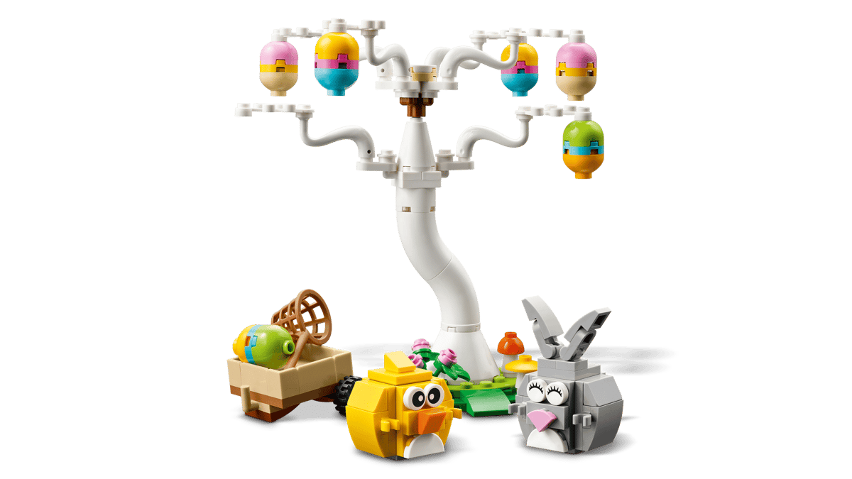 LEGO Easter Bunny and Chick Egg Hunt 140 Pieces 14 × 15 × 10 cm Multicolour