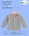 Babiano Cotton-Based Thermal Front-Open Full Sleeves Vest