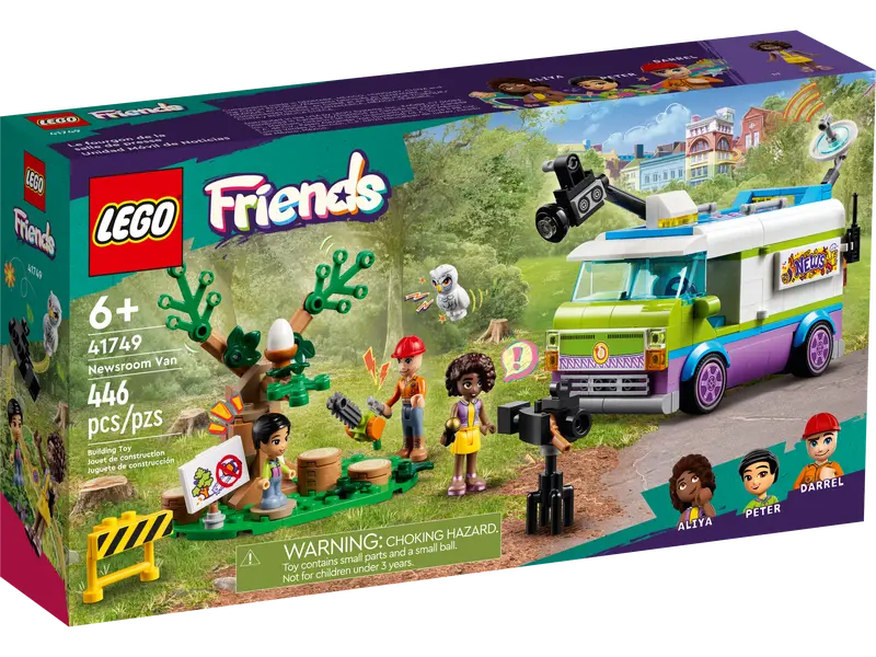Lego Friends 41749 Newsroom Van 6+
